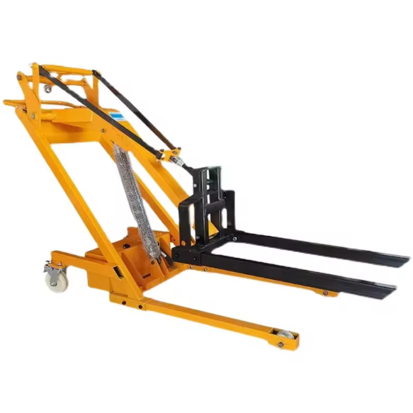 500Kg 1.5M Boom Telescopic Crane Forklift รถลากพาเลทไฟฟ้า รถยกขนาดเล็ก